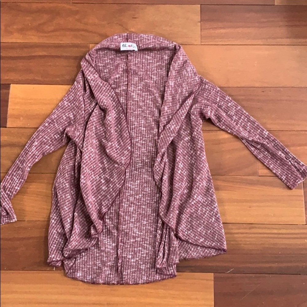 Light plum purple sweater.